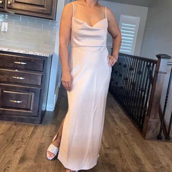 BHLDN Blush Pink Bridesmaid Dress Size 6. - Picture 1 of 12